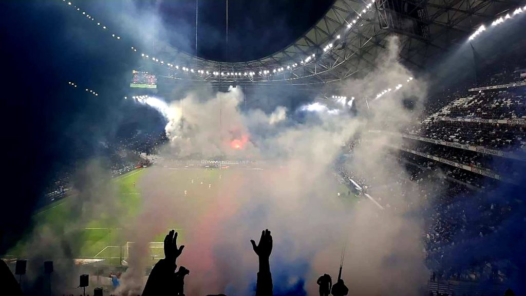 supporters de l'olympique de marseille